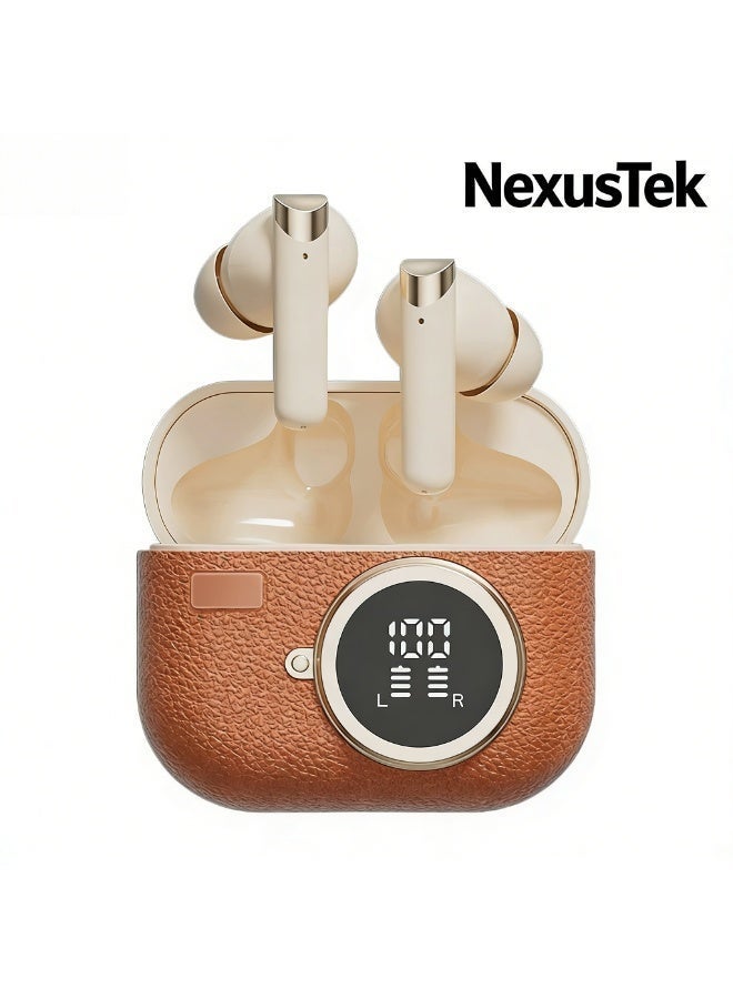 NexusTek 2026 Flagship Pro​ Wireless Earbuds | Next-Gen Bluetooth 6.0 | 72H Total Battery with Case | Smart Noise Cancellation | For Apple iPhone, Huawei, iOS & Android - Image 1